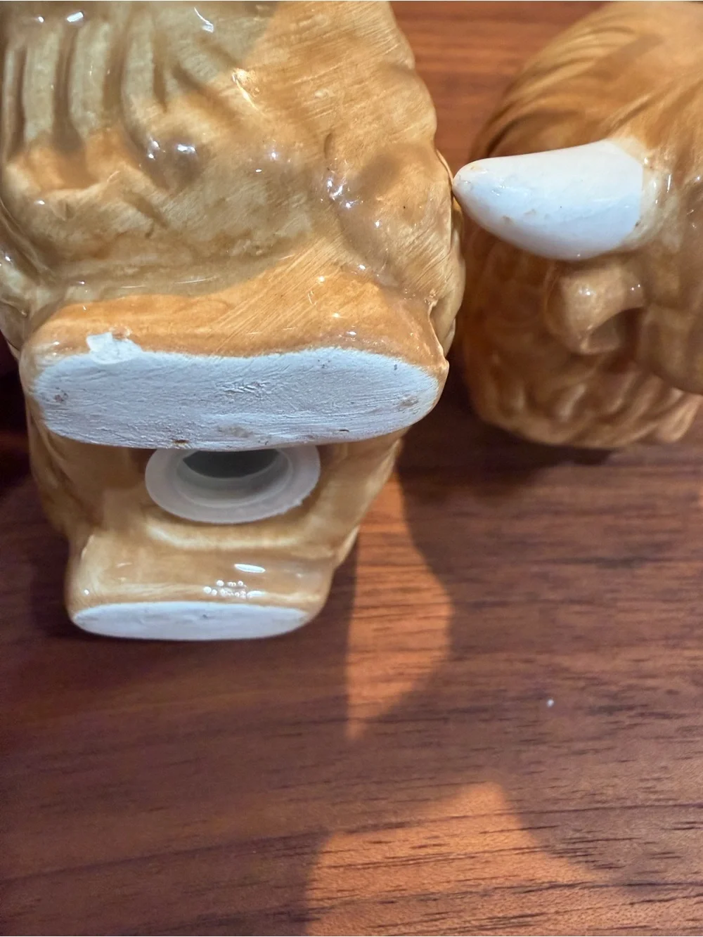 Ceramic Highland Cow Salt & Pepper Shakers - Cracker Barrel
